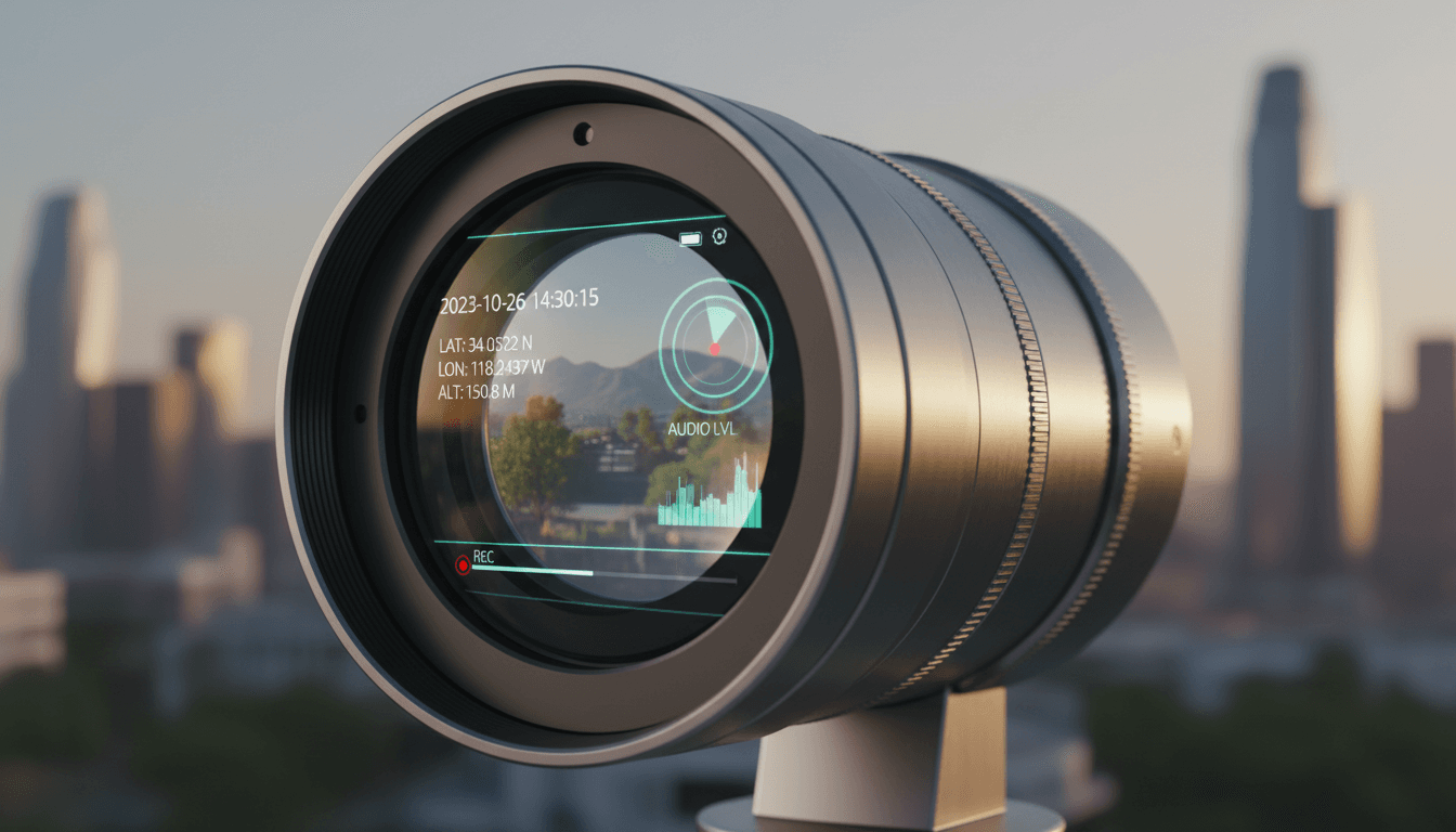 Evidence-grade image capture with timestamp and location data